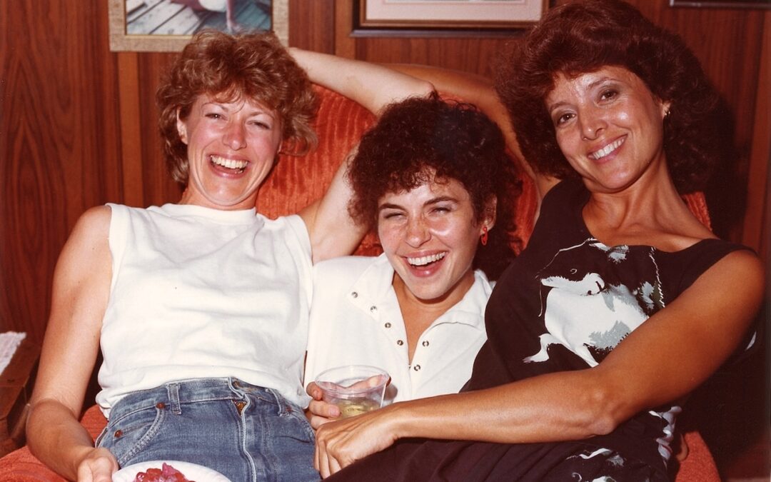 Cherry Sisters relaxing in the studio